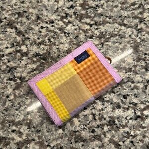 BAGGU Multicolor Checkered Wallet
